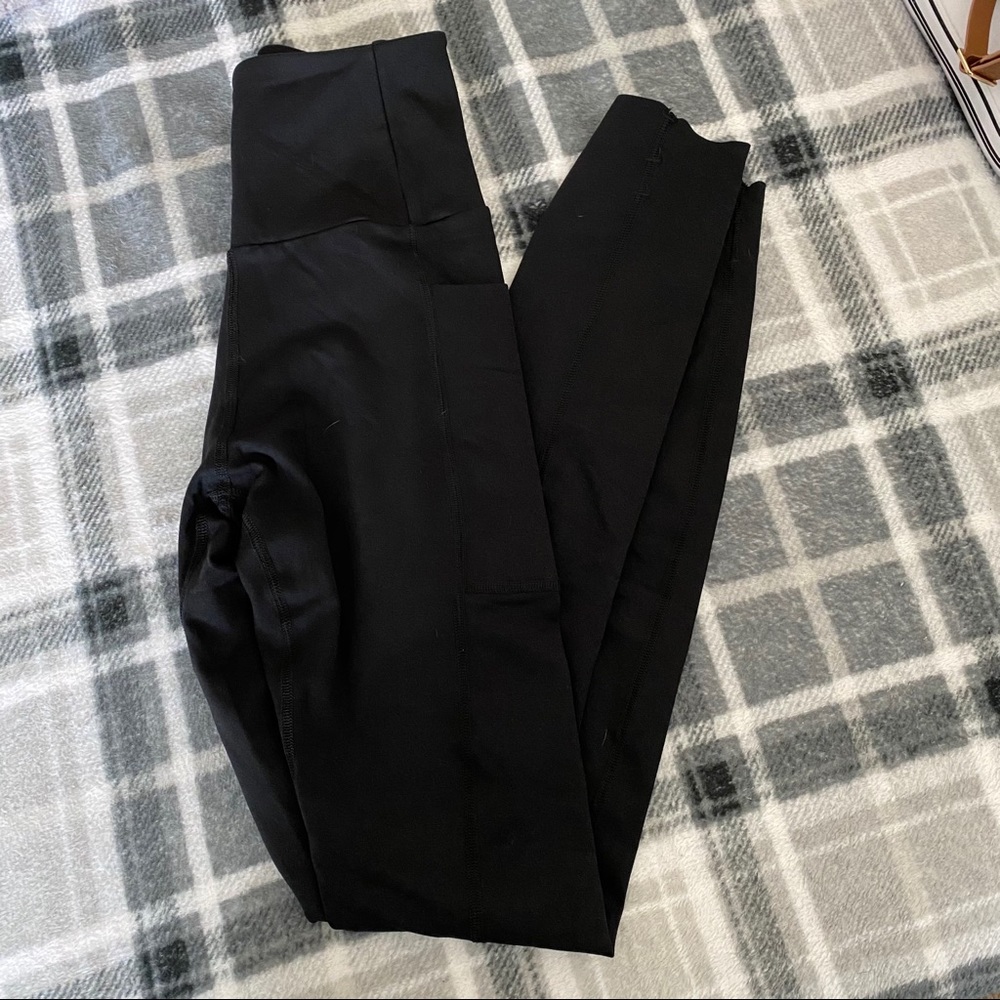 Black high waisted leggings